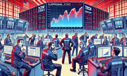 Market Reactions to Surprising Jobs Data: Dow Jones Drops While Tech Giants Face Earnings Blues